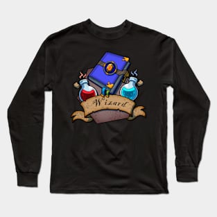 Wizard Logo Long Sleeve T-Shirt